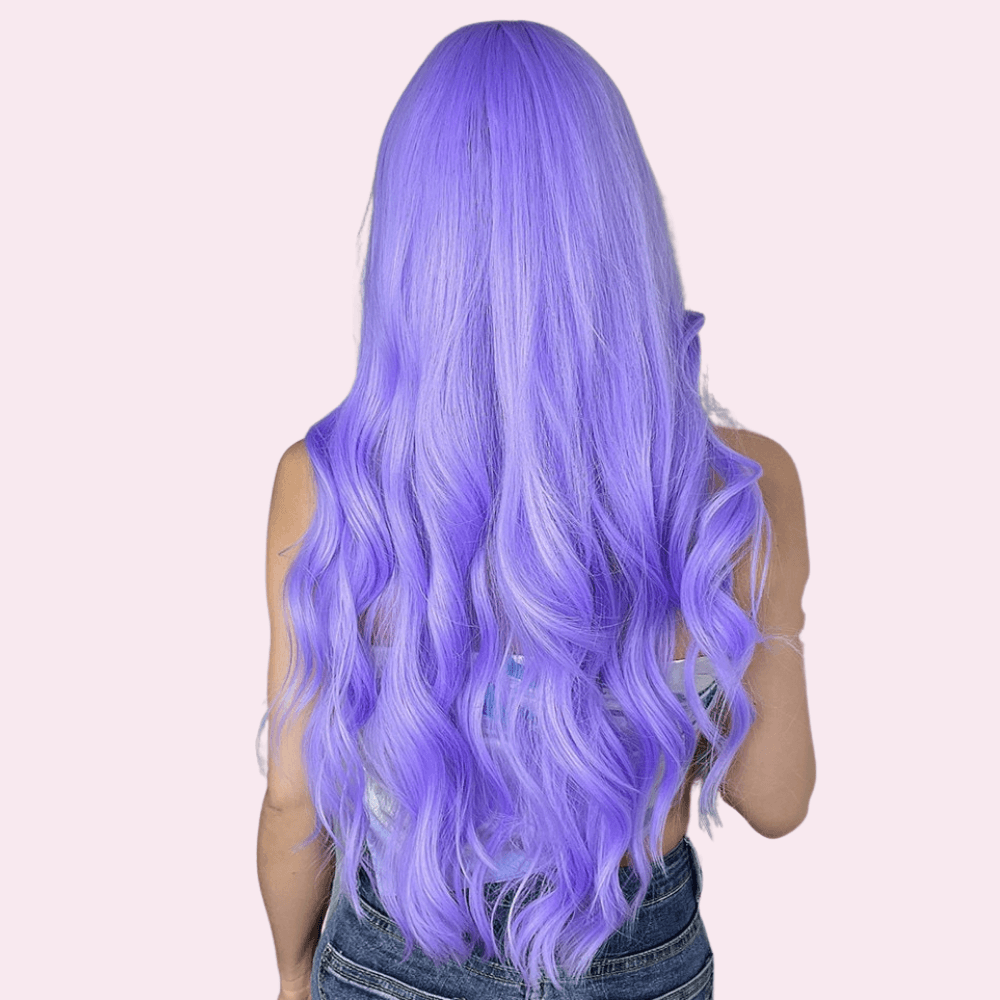 Delilah - Long Purple Wig